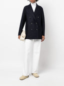 Harris Wharf London Wolle Kurzmantel