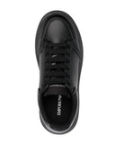Emporio Armani Logo Leather Sneakers