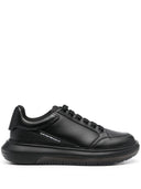Emporio Armani Logo Leather Sneakers