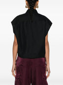 Top de mezcla de lino Fabiana Filippi