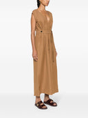 Fabiana Filippi Linen Blend Midi Dress