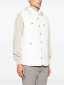 Brunello Cucinelli Down Waistcoat With Detachable Hoodie