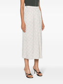 Emporio Armani Printed Midi Skirt