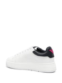 E 'Clat Logo Leather Sneakers
