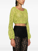 Ermanno Scervino Embroidered Cropped Top
