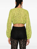 Ermanno Scervino Embroidered Cropped Top