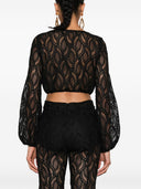 Ermanno Scervino Embroidered Cropped Top