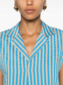 Alysi gestreepte mouwloze blouse