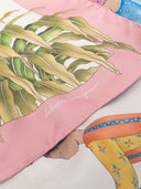 Ferragamo India Print Silk Foulard