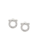 Ferragamo Gancini Crystal Small Earrings