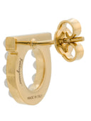 Ferragamo Gancini Perlen Ohrringe