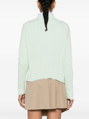 Maglione di pettine di cotone in cotone