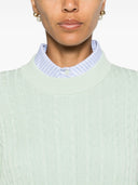 Maglione di pettine di cotone in cotone