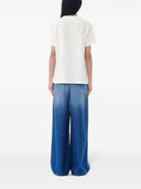 Ganni Logo Organic Cotton T Shirt