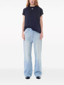 Logo Ganni Organic Cotton T Shirt