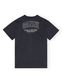 Logo Ganni Organic Cotton T Shirt