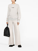 Jil Sander Plus Logo Cotton Sweatshirt