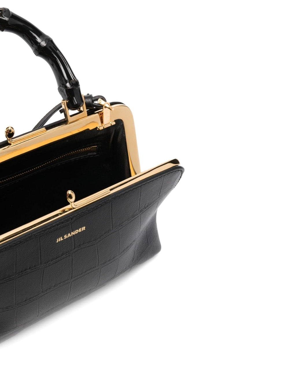 Jil Sander Goji Bamboo Mini Leather Handbag – Balardi