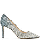 Jimmy Choo Romy 85 Pompe in pelle scintillate