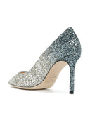Jimmy Choo Romy 85 Pompe in pelle scintillate