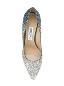 Jimmy Choo Romy 85 Pompe in pelle scintillate