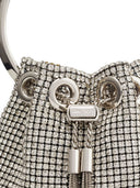 Jimmy Choo Micro Bon Bon Crystal Embellished Bucket Bag