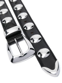 Khaite Benny Studded Leather Belt