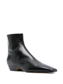 Khaite Marfa Leather Ankle Boots