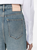Jeans de cintura de la denim Loewe
