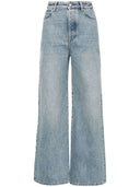 Jeans de cintura de la denim Loewe