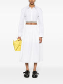 Loewe Logo Cotton Cropped Shirt