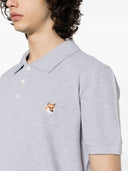 Maison Kitsune' Fox Head Patch Cotton Polo Shirt