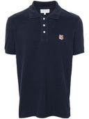 Maison Kitsune' Fox Head Patch Cotton Polo Shirt