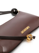 Jacquemus Le Bisou Perle Leather Shoulder Bag