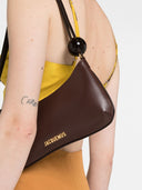 Jacquemus Le Bisou Perle Leather Shoulder Bag