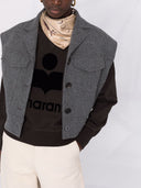 Marant etoile moby logo sudadera de algodón