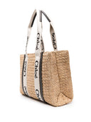 Chloè Woody Medium Raffia Tote