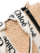 Chloè Woody Medium Raffia Tote