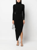Norma Kamali High Neck Long Dress