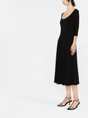 Norma Kamali Flared Midi Dress