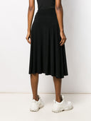 Norma Kamali Flared Midi Skirt