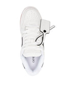 Off White Out Of Office Leather Sneakers