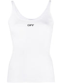 Off White Logo Tank Top