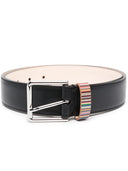 Ceinture en cuir à rayures de signature Paul Smith