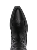 Ganni Mid Shaft Embroidered Western Boot