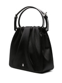 Amina Muaddi Vittoria Satin Shoulder Bag
