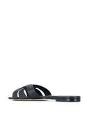 Saint Laurent Nu Pieds Leather Flat Sandals