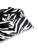 Der Attico 20.30 Uhr Zebra -Druckleder -Clutch