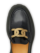 Tod's Chain Leather Loafers