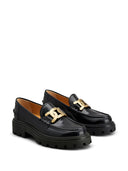 Tod's Chain Leather Loafers